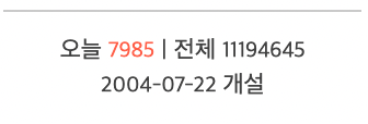 Yes24 블로그 방문 통계 11194493 명 방문
