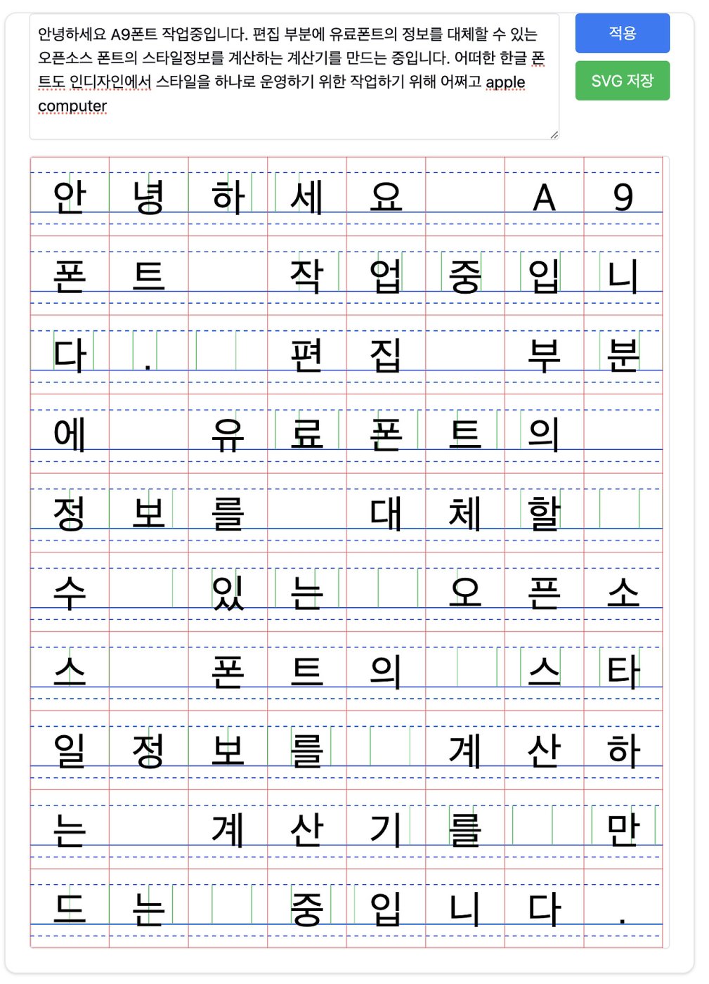 대체폰트 프로젝트 – 인디자인 스타일 재구성
